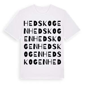 Hedskogen ordlek t-shirt – ekologisk bomull t-shirt från Pinshirt