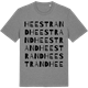 Mid Heather Gray t-shirt med Heestrand ordlek t-shirt