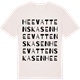 Vintage White t-shirt med Heevattenskasen ordlek t-shirt