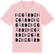 Pink Cotton t-shirt med Hegärde ordlek t-shirt