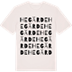 Vintage White t-shirt med Hegärde ordlek t-shirt