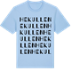 Blue Soul t-shirt med Hekullen ordlek t-shirt