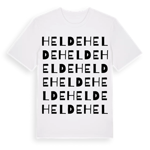 Helde ordlek t-shirt – ekologisk bomull t-shirt från Pinshirt
