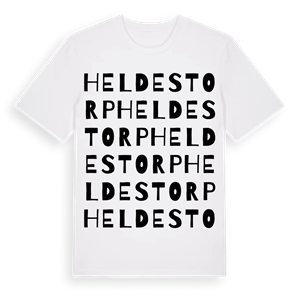 Heldestorp ordlek t-shirt – ekologisk bomull t-shirt från Pinshirt