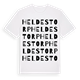 Heldestorp ordlek t-shirt