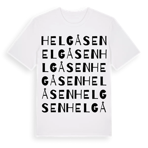 Helgåsen ordlek t-shirt – ekologisk bomull t-shirt från Pinshirt