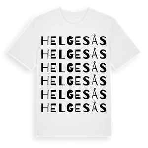 Helgesås ordlek t-shirt – ekologisk bomull t-shirt från Pinshirt