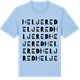 Blue Soul t-shirt med Heljered ordlek t-shirt