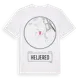 White t-shirt med Heljered t-shirt