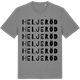 Mid Heather Gray t-shirt med Heljeröd ordlek t-shirt