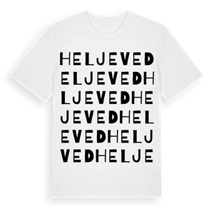 Heljeved ordlek t-shirt – ekologisk bomull t-shirt från Pinshirt
