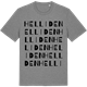 Mid Heather Gray t-shirt med Helliden ordlek t-shirt
