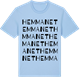 Blue Soul t-shirt med Hemmanet ordlek t-shirt