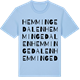 Blue Soul t-shirt med Hemmingedalen ordlek t-shirt