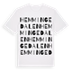 Hemmingedalen ordlek t-shirt