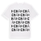 White t-shirt med Henå ordlek t-shirt