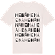 Vintage White t-shirt med Henå ordlek t-shirt