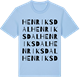 Blue Soul t-shirt med Henriksdal ordlek t-shirt