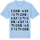 Blue Soul t-shirt med Henriksfält ordlek t-shirt