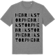 Mid Heather Gray t-shirt med Henrikstorp ordlek t-shirt