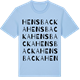 Blue Soul t-shirt med Hensbacka ordlek t-shirt