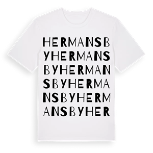 Hermansby ordlek t-shirt – ekologisk bomull t-shirt från Pinshirt