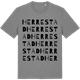 Mid Heather Gray t-shirt med Herrestad ordlek t-shirt