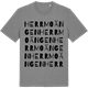Mid Heather Gray t-shirt med Herrmoängen ordlek t-shirt