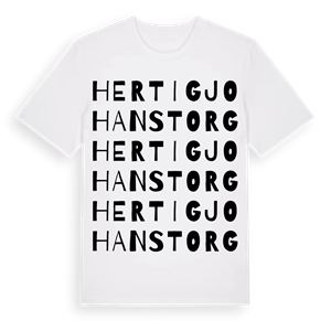 Hertig Johans torg ordlek t-shirt – ekologisk bomull t-shirt från Pinshirt
