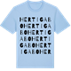 Blue Soul t-shirt med Hertigabo ordlek t-shirt