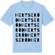 Blue Soul t-shirt med Hertseröd ordlek t-shirt