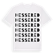 Hessered ordlek t-shirt