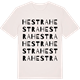 Vintage White t-shirt med Hestra ordlek t-shirt