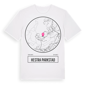 Hestra parkstad t-shirt – ekologisk bomull t-shirt från Pinshirt
