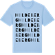 Blue Soul t-shirt med Hildeberg ordlek t-shirt