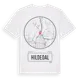 White t-shirt med Hildedal t-shirt