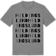 Mid Heather Gray t-shirt med Hildingslund ordlek t-shirt