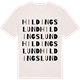 Vintage White t-shirt med Hildingslund ordlek t-shirt