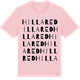 Pink Cotton t-shirt med Hillared ordlek t-shirt