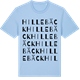 Blue Soul t-shirt med Hillebäck ordlek t-shirt