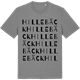 Mid Heather Gray t-shirt med Hillebäck ordlek t-shirt