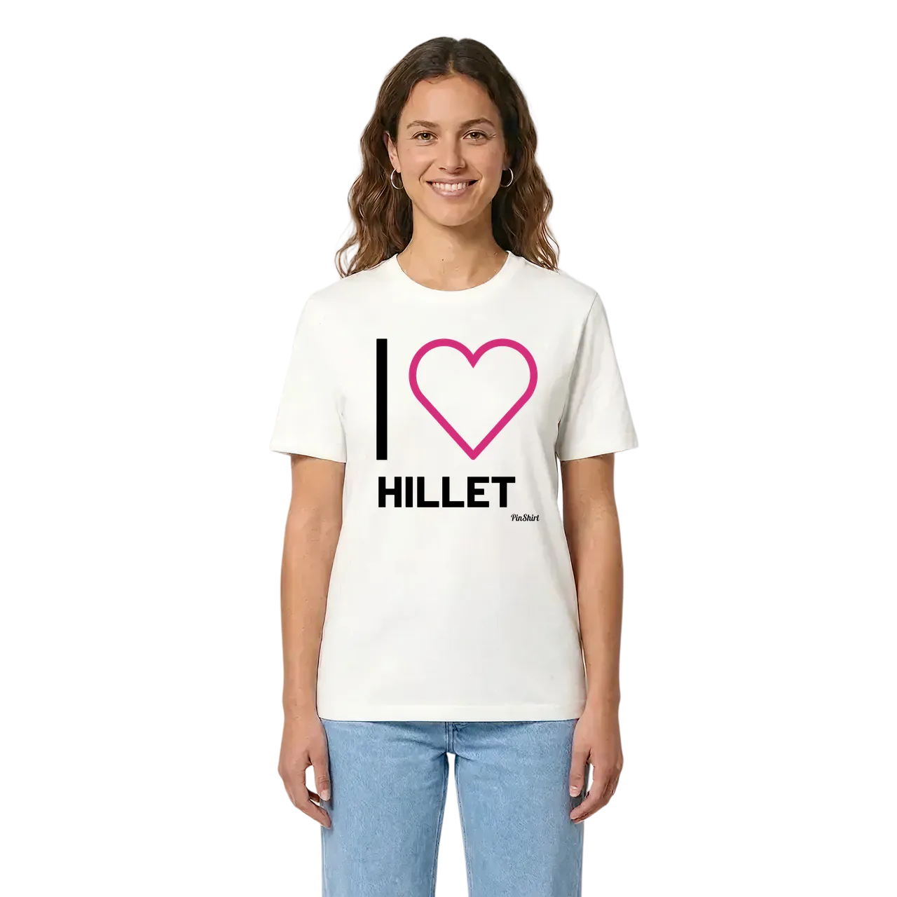 Jag älskar Hillet t-shirt stort tryck i miljö