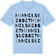 Blue Soul t-shirt med Himmelsberget ordlek t-shirt