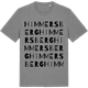 Mid Heather Gray t-shirt med Himmersberg ordlek t-shirt