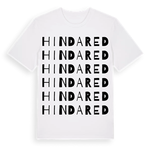 Hindared ordlek t-shirt – ekologisk bomull t-shirt från Pinshirt