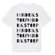 White t-shirt med Hindrikstorp ordlek t-shirt