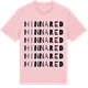 Pink Cotton t-shirt med Hinnared ordlek t-shirt