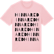 Pink Cotton t-shirt med Hinnared ordlek t-shirt