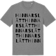Mid Heather Gray t-shirt med Hinnarslätt ordlek t-shirt