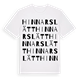 Hinnarslätt ordlek t-shirt